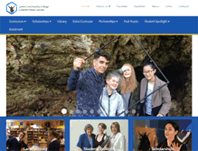 Tablet Screenshot of larkincommunitycollege.ie
